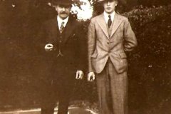 Reginald Harry Bland and his father John. 1933