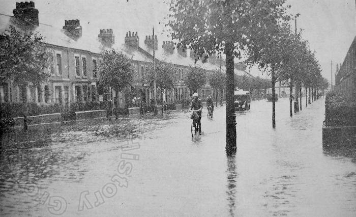 St Leonard's Road - 1931 Floods