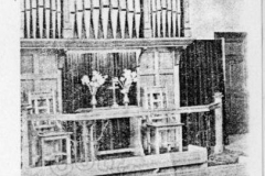 Organ pulpit at Towcester Road Methodist Church
