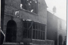 The original Far Cotton Working Men's Club building after the 1959 fire