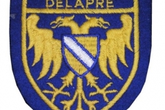 Delapre School 1970s badge