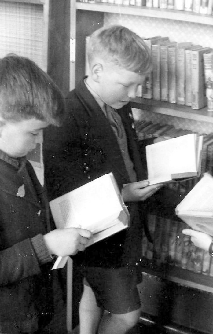 In the Library at Far Cotton Primary School. 1961